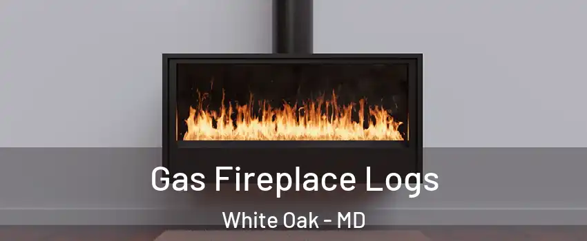  Gas Fireplace Logs White Oak - MD