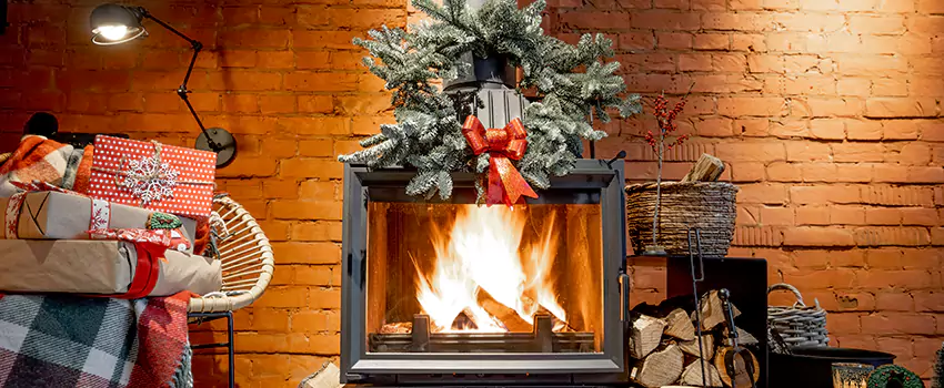 Travis Industries Linear Gas Fireplace Installation in White Oak, Maryland