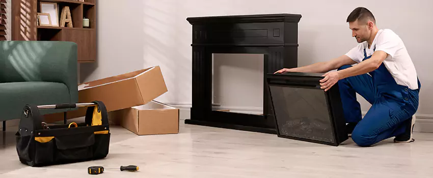 Old Rusted Metal Fireplace Repair And Replacement in White Oak, MD