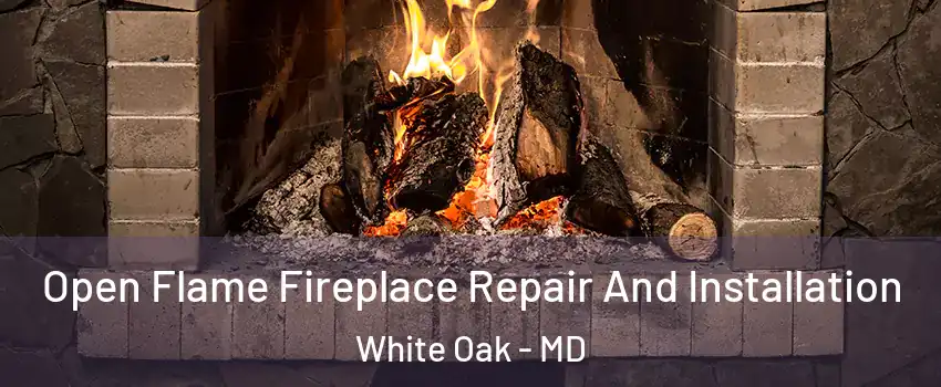  Open Flame Fireplace Repair And Installation White Oak - MD