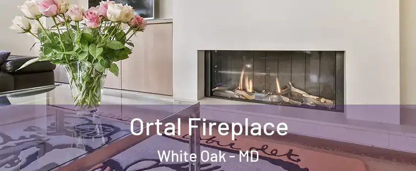  Ortal Fireplace White Oak - MD