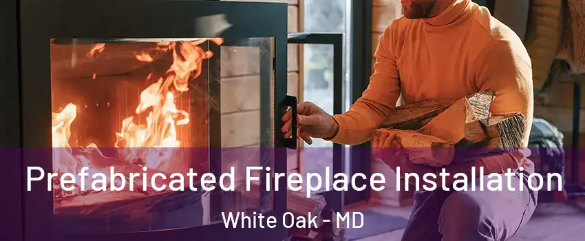 Prefabricated Fireplace Installation White Oak - MD
